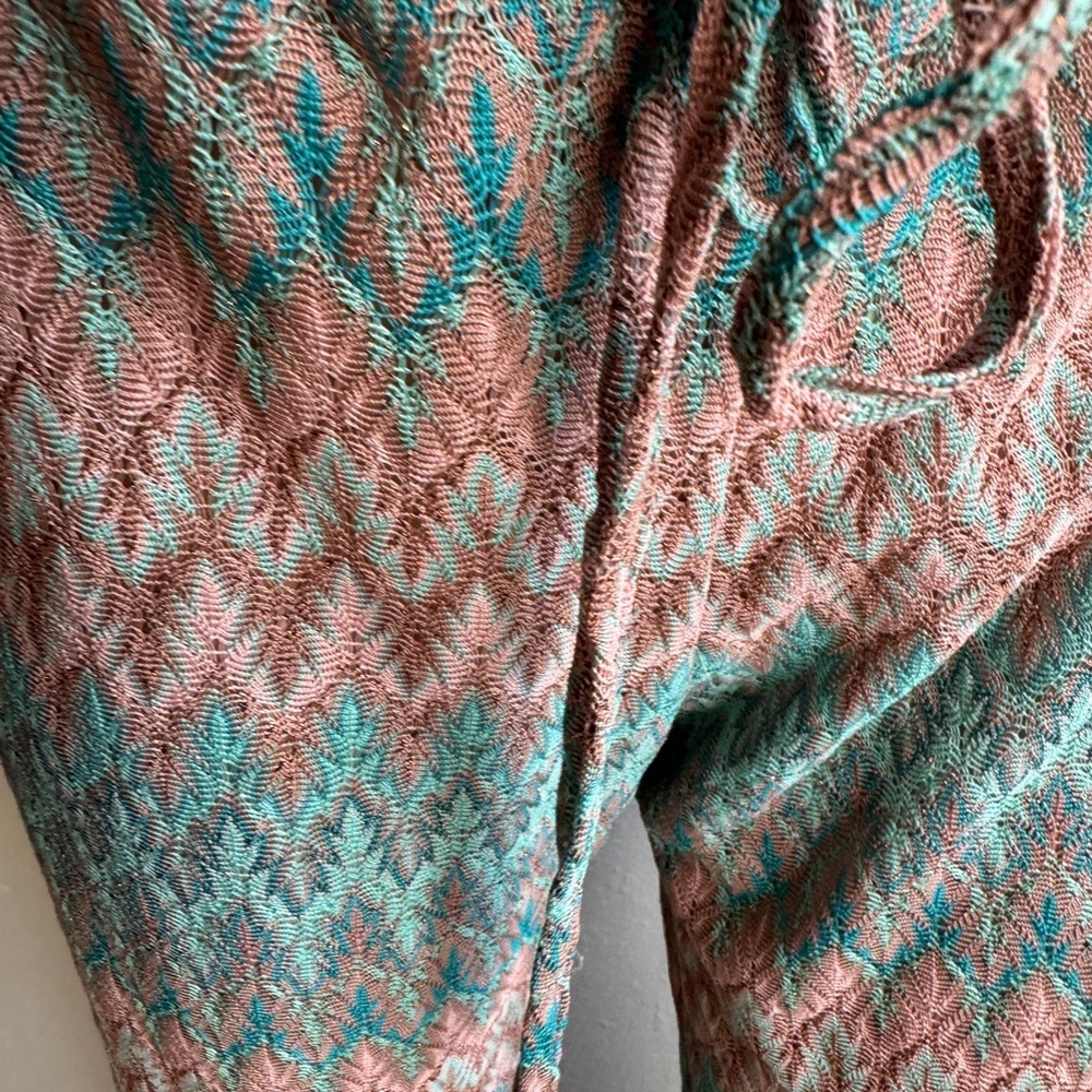 𝐌𝐨𝐨𝐧 & 𝐦𝐞𝐚𝐝𝐨𝐰 Colorful Knit Patterned Pants​ - Picture 3 of 6